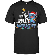 Load image into Gallery viewer, Is this jolly enough Stitch christmas lover shirt