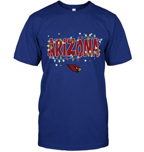 Arizona Cardinals christmas fairy lights t shirt