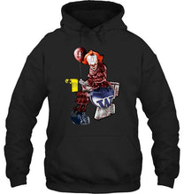 Load image into Gallery viewer, IT Stanford Cardinal in toilet halloween hoodie