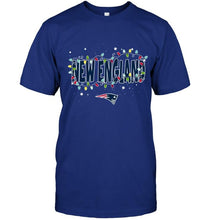 Load image into Gallery viewer, New England Patriots christmas fairy lights t shirt
