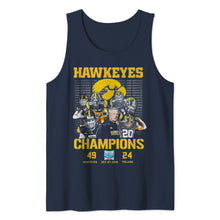 Load image into Gallery viewer, Hawkeyes Champions Holiday Bowl Hawkeyes 49 Trojans 24 shirt by Moteefes store Men's Tank Top