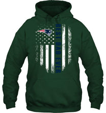 Load image into Gallery viewer, Best New England Patriots dad ever american flag shirt