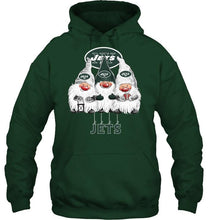 Load image into Gallery viewer, New York Jets norway christmas gnomies elves fan t shirt