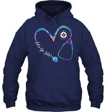 Load image into Gallery viewer, Let's go Winnipeg Jets dyed nurse scope love shirt