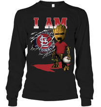 Load image into Gallery viewer, I am St Louis Cardinals groot shirt