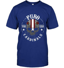 Load image into Gallery viewer, Puro Arizona Cardinals por vida fan shirt