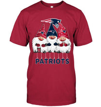 Load image into Gallery viewer, New England Patriots norway christmas gnomies elves fan t shirt