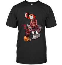 Load image into Gallery viewer, IT Louisville Cardinals in toilet halloween hoodie