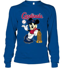 Load image into Gallery viewer, St Louis Cardinals mickey mlb champions shirt