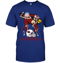 Load image into Gallery viewer, Arizona Cardinals Rick and morty fan shirt