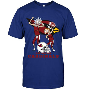 Arizona Cardinals Rick and morty fan shirt