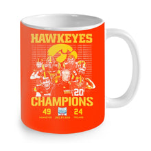 Load image into Gallery viewer, Hawkeyes Champions Holiday Bowl Hawkeyes 49 Trojans 24 shirt by Moteefes store Mug