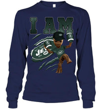 Load image into Gallery viewer, I am groot loves New York Jets fan t shirt