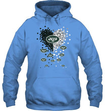 Load image into Gallery viewer, New York Jets dual colors tiny heart shaped shirt