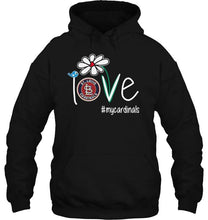 Load image into Gallery viewer, Love my Cardinals St Louis Cardinals daisy fan shirt