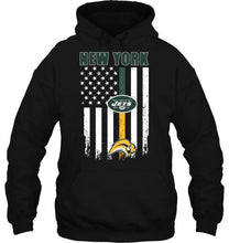 Load image into Gallery viewer, New York New York Jets Buffalo Sabres american flag shirt