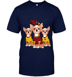 Arizona Cardinals Chihuahuas fan shirt