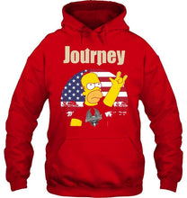 Load image into Gallery viewer, homer simpson Journey retro shirt