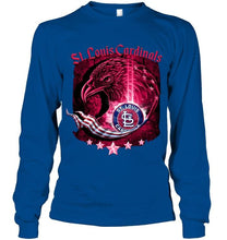 Load image into Gallery viewer, st louis cardinals eagle american flag shirt