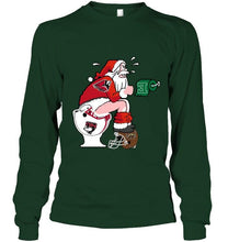 Load image into Gallery viewer, Santa Ball State Cardinals in bathroom shirt