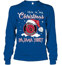 Load image into Gallery viewer, This is my christmas Arizona Cardinals pajama shirt t shirt