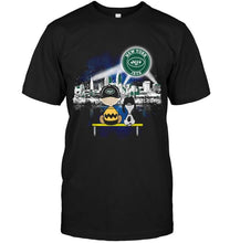 Load image into Gallery viewer, snoopy watch New York Jets city star light shirt