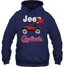 Load image into Gallery viewer, Jeep St Louis Cardinals fan shirt
