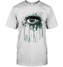 Load image into Gallery viewer, New York Jets eye paint drop art style t shirt