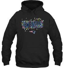 Load image into Gallery viewer, New England Patriots christmas fairy lights t shirt