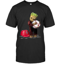 Load image into Gallery viewer, groot loves St Louis Cardinals fan shirt