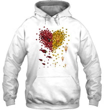 Load image into Gallery viewer, Arizona Cardinals Patriots and Arizona State Sun Devils tiny hearts shaped fan shirt