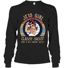 Load image into Gallery viewer, Winnipeg Jets girl classy sasy and a bit smart asy retro shirt