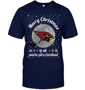 Arizona Cardinals Merry Christmas to all and to all a Cardinal fan shirt