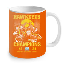 Load image into Gallery viewer, Hawkeyes Champions Holiday Bowl Hawkeyes 49 Trojans 24 shirt by Moteefes store Mug