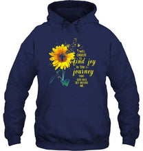 Load image into Gallery viewer, I will choose to find joy in the journey Black T Shirt