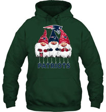 Load image into Gallery viewer, New England Patriots norway christmas gnomies elves fan t shirt