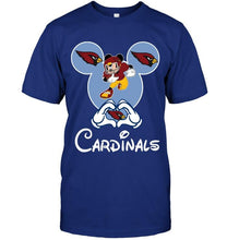 Load image into Gallery viewer, Arizona Cardinals Mickey shirt