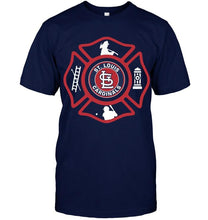 Load image into Gallery viewer, St Louis Cardinals Firefighter shirt
