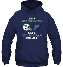 Load image into Gallery viewer, i'm a New York Jet and a New York Yankee for life shirt