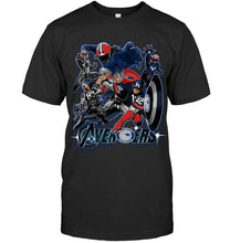 Load image into Gallery viewer, New England Patriots The avengers assemble fighting simpson shirt