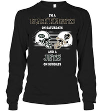 Load image into Gallery viewer, I'm Army Black Knights on Saturdays and New York Jets on Sundays shirt