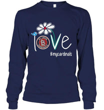 Load image into Gallery viewer, Love my Cardinals St Louis Cardinals daisy fan shirt