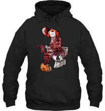 Load image into Gallery viewer, IT Louisville Cardinals in toilet halloween hoodie