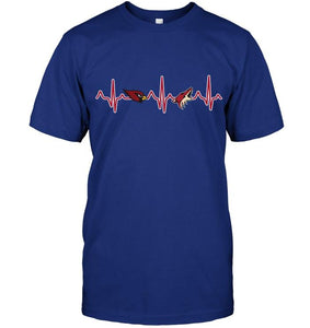 Arizona Cardinals Arizona Coyotes heartbeat shirt