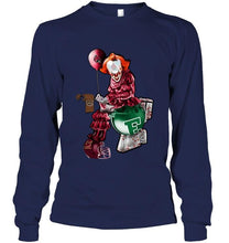Load image into Gallery viewer, IT Ball State Cardinals in toilet halloween hoodie