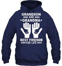 Load image into Gallery viewer, Grandson and gramma best friends for life T Shirt