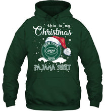 Load image into Gallery viewer, This is my christmas New York Jets pajama shirt t shirt