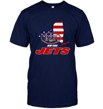 Load image into Gallery viewer, New York Jets New York 4th July independence day american flag shirt