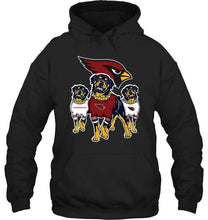 Load image into Gallery viewer, Arizona Cardinals Rottweilers fan shirt