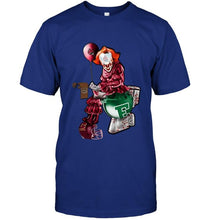 Load image into Gallery viewer, IT Ball State Cardinals in toilet halloween hoodie